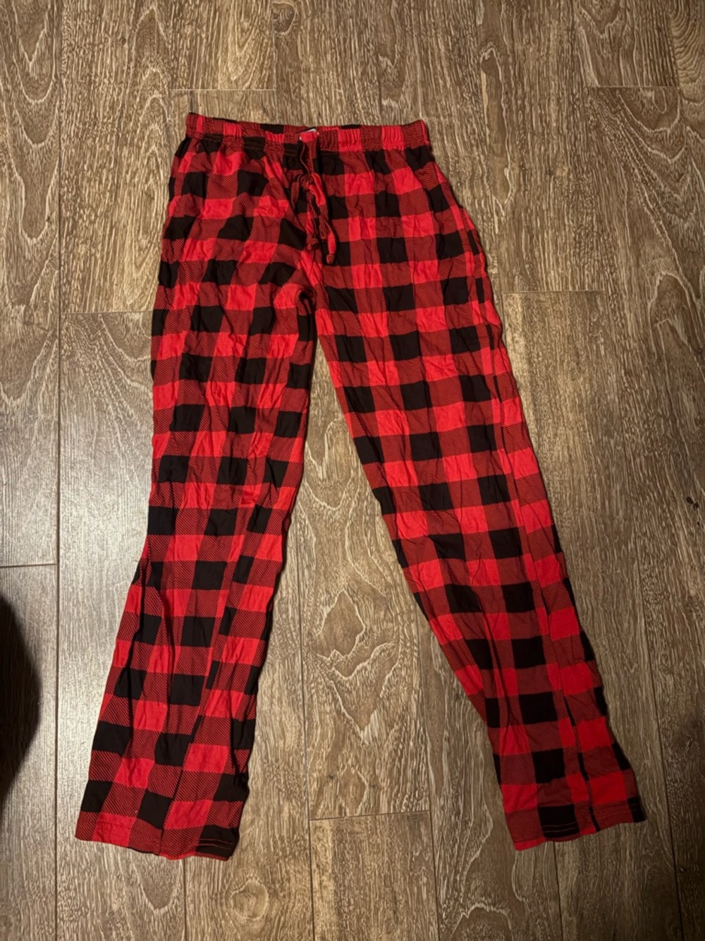 Just Love Red and Black Buffalo Plaid Kids Pajama Pants